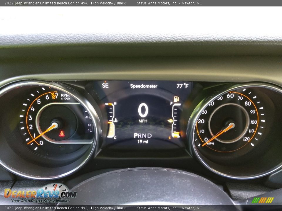 2022 Jeep Wrangler Unlimited Beach Edition 4x4 Gauges Photo #19