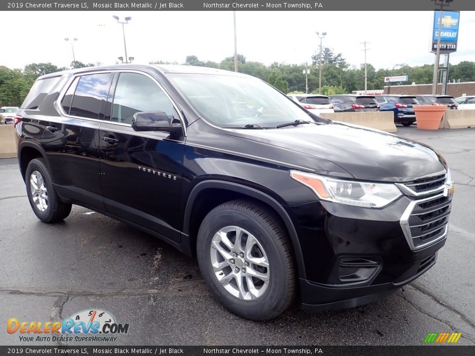 2019 Chevrolet Traverse LS Mosaic Black Metallic / Jet Black Photo #11