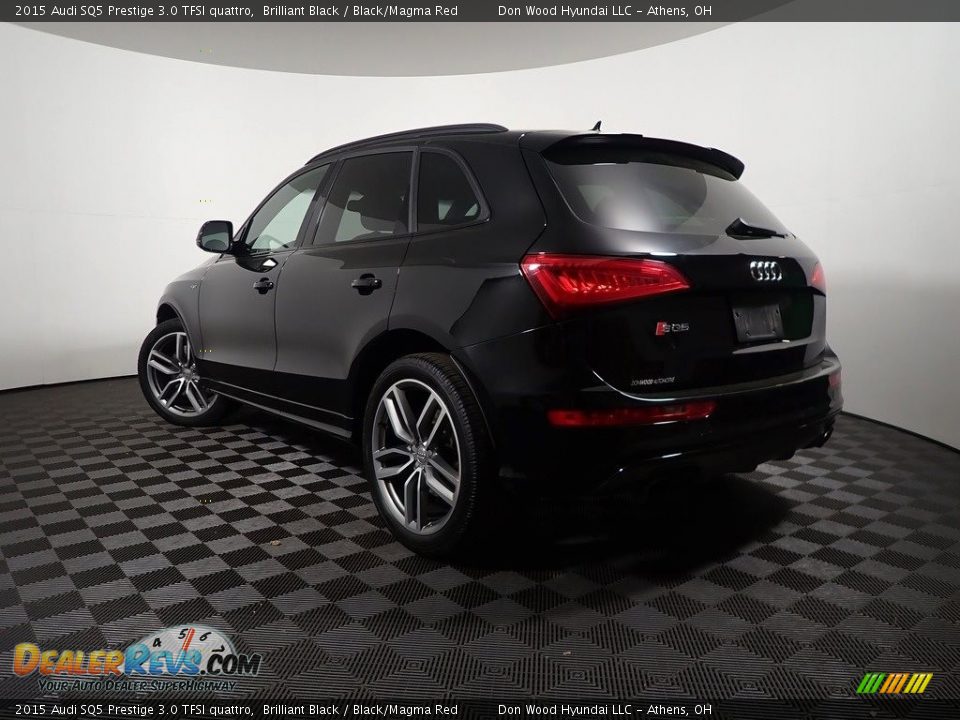 2015 Audi SQ5 Prestige 3.0 TFSI quattro Brilliant Black / Black/Magma Red Photo #14