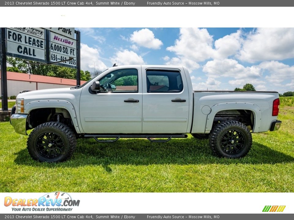 2013 Chevrolet Silverado 1500 LT Crew Cab 4x4 Summit White / Ebony Photo #7