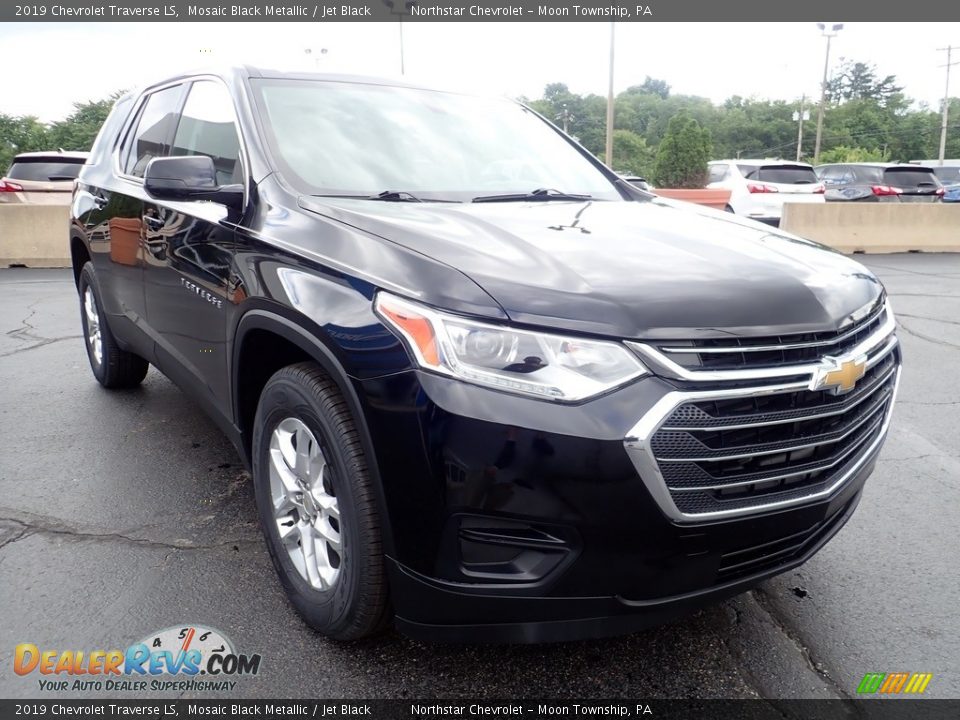 2019 Chevrolet Traverse LS Mosaic Black Metallic / Jet Black Photo #12