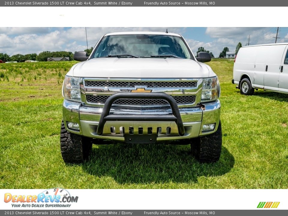 2013 Chevrolet Silverado 1500 LT Crew Cab 4x4 Summit White / Ebony Photo #9