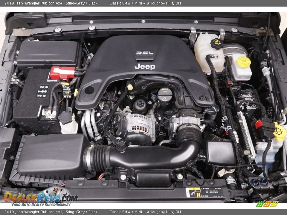 2019 Jeep Wrangler Rubicon 4x4 3.6 Liter DOHC 24-Valve VVT V6 Engine Photo #21
