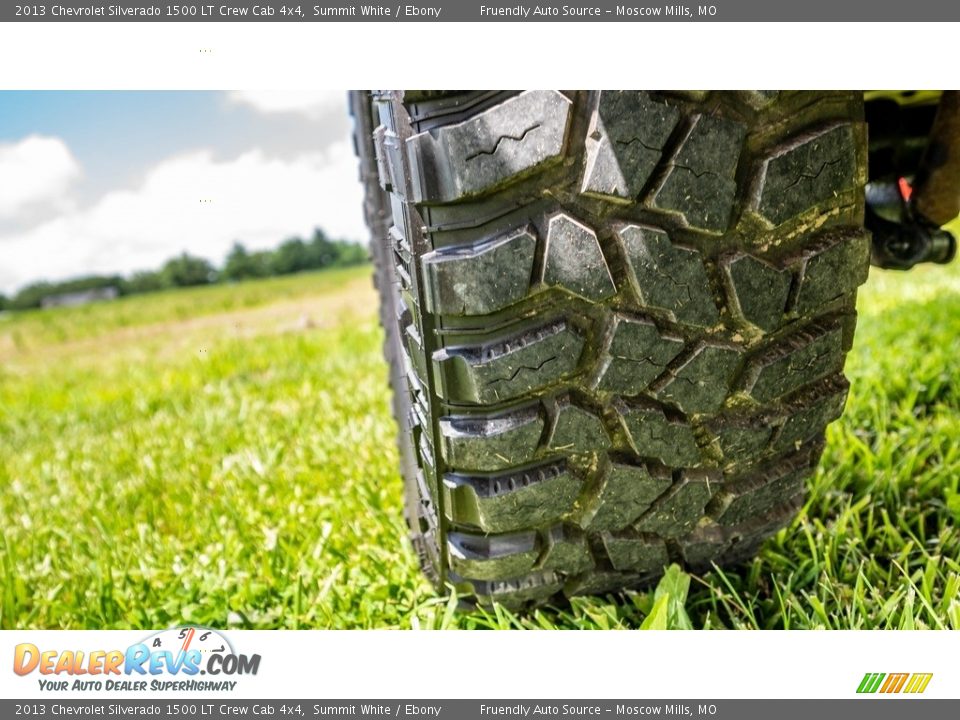 2013 Chevrolet Silverado 1500 LT Crew Cab 4x4 Summit White / Ebony Photo #12