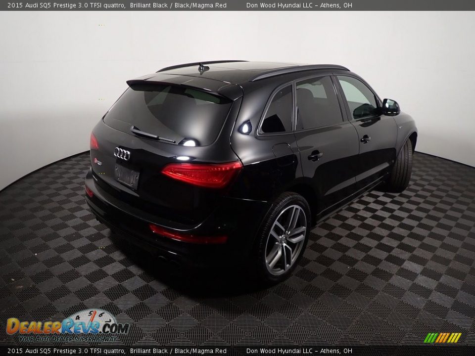 2015 Audi SQ5 Prestige 3.0 TFSI quattro Brilliant Black / Black/Magma Red Photo #21