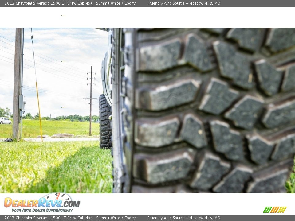 2013 Chevrolet Silverado 1500 LT Crew Cab 4x4 Summit White / Ebony Photo #14