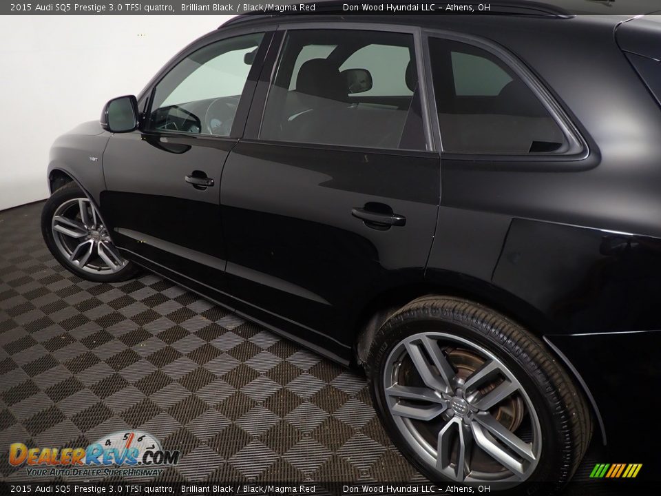 2015 Audi SQ5 Prestige 3.0 TFSI quattro Brilliant Black / Black/Magma Red Photo #22