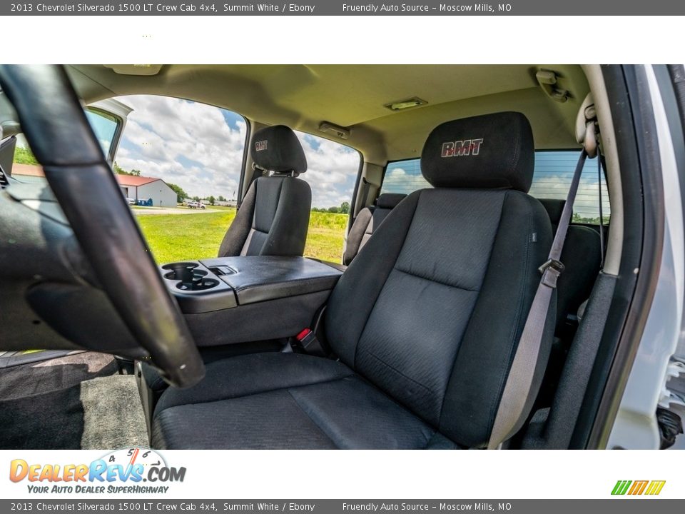 2013 Chevrolet Silverado 1500 LT Crew Cab 4x4 Summit White / Ebony Photo #17