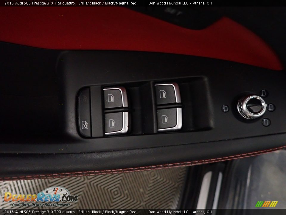 2015 Audi SQ5 Prestige 3.0 TFSI quattro Brilliant Black / Black/Magma Red Photo #25