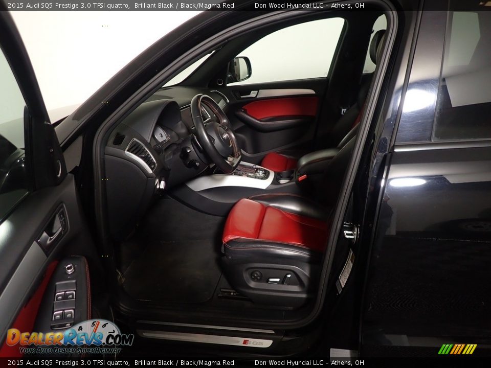 2015 Audi SQ5 Prestige 3.0 TFSI quattro Brilliant Black / Black/Magma Red Photo #26
