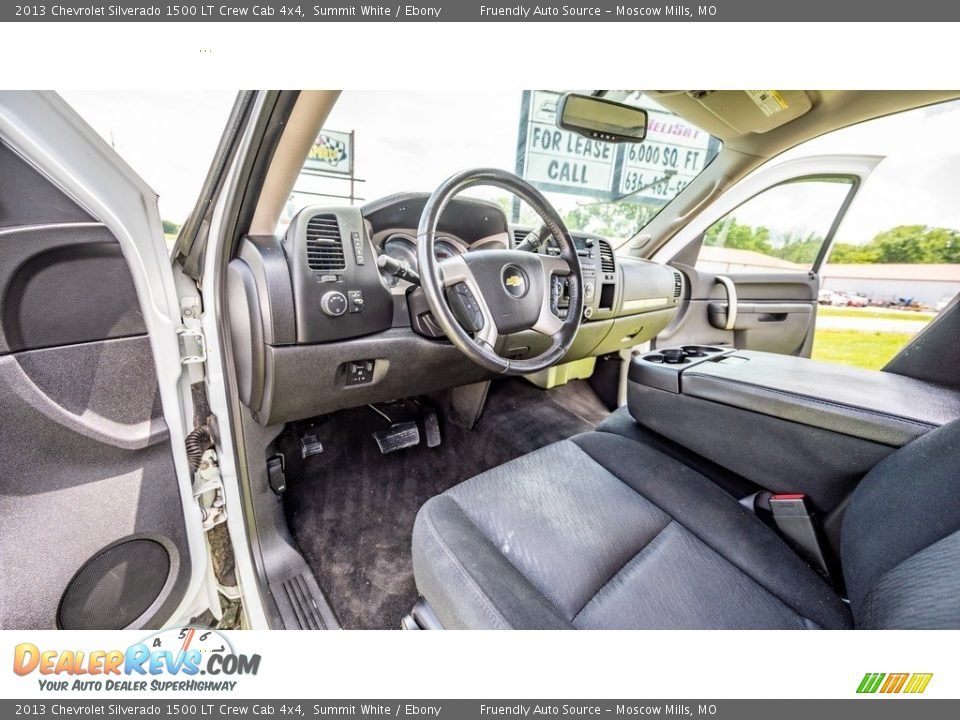 2013 Chevrolet Silverado 1500 LT Crew Cab 4x4 Summit White / Ebony Photo #19
