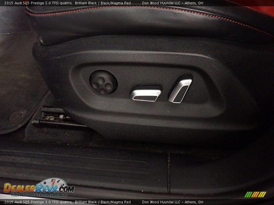 2015 Audi SQ5 Prestige 3.0 TFSI quattro Brilliant Black / Black/Magma Red Photo #27