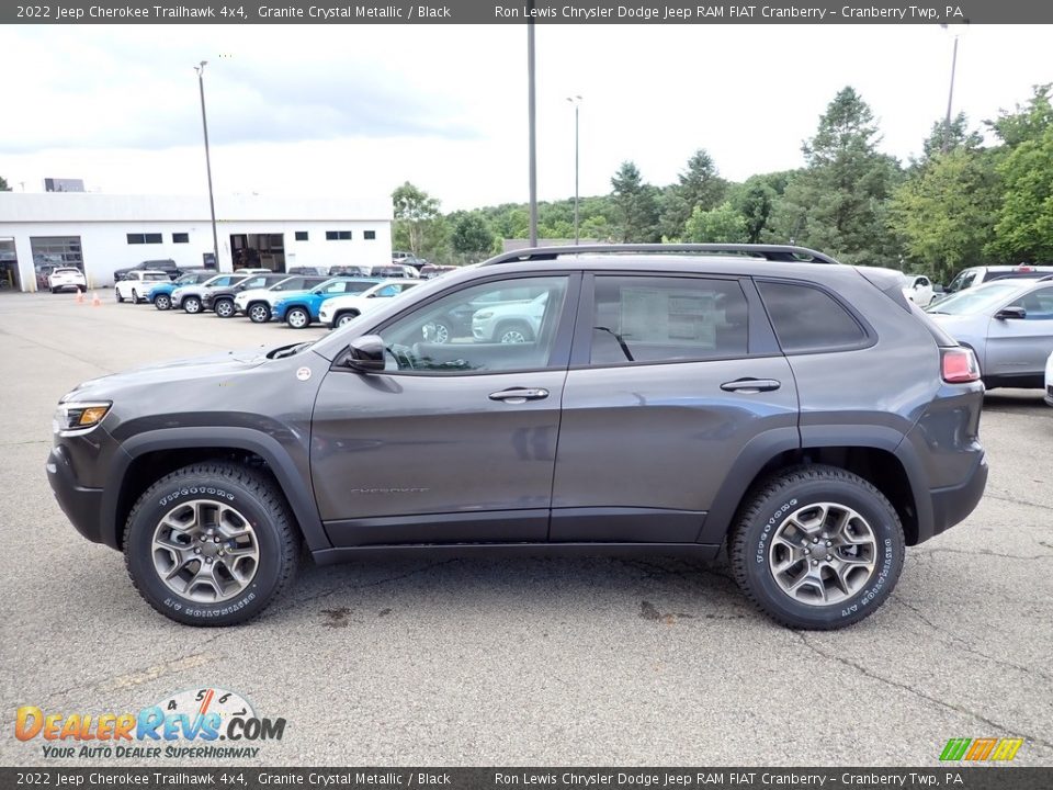 2022 Jeep Cherokee Trailhawk 4x4 Granite Crystal Metallic / Black Photo #2