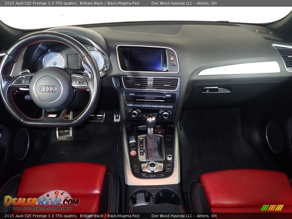 2015 Audi SQ5 Prestige 3.0 TFSI quattro Brilliant Black / Black/Magma Red Photo #29