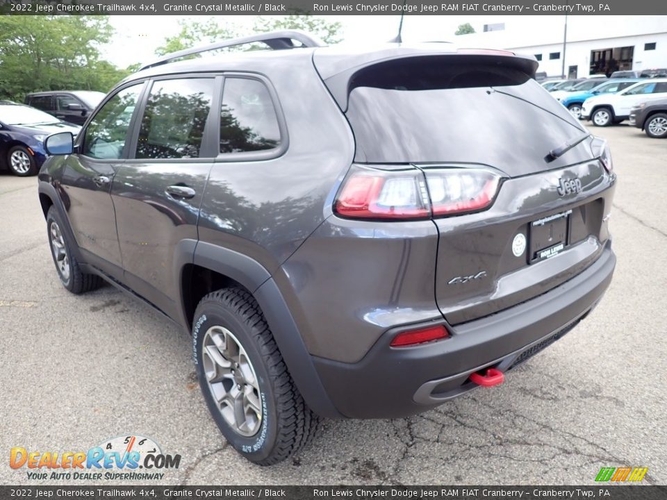 2022 Jeep Cherokee Trailhawk 4x4 Granite Crystal Metallic / Black Photo #3