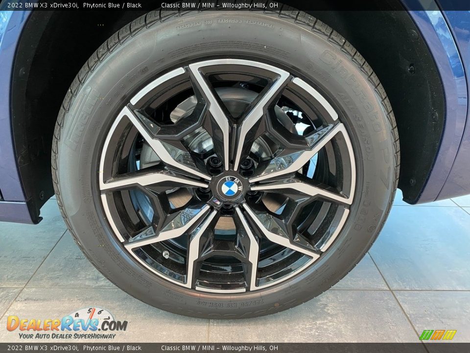 2022 BMW X3 xDrive30i Phytonic Blue / Black Photo #3