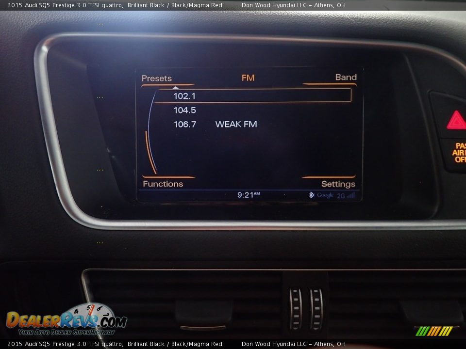 2015 Audi SQ5 Prestige 3.0 TFSI quattro Brilliant Black / Black/Magma Red Photo #30