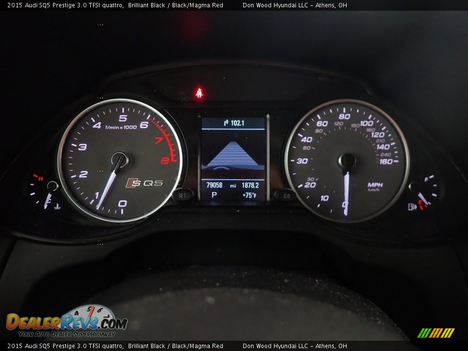 2015 Audi SQ5 Prestige 3.0 TFSI quattro Brilliant Black / Black/Magma Red Photo #32