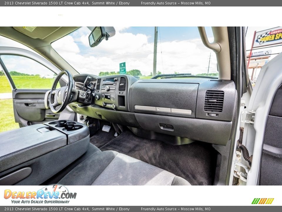 2013 Chevrolet Silverado 1500 LT Crew Cab 4x4 Summit White / Ebony Photo #23