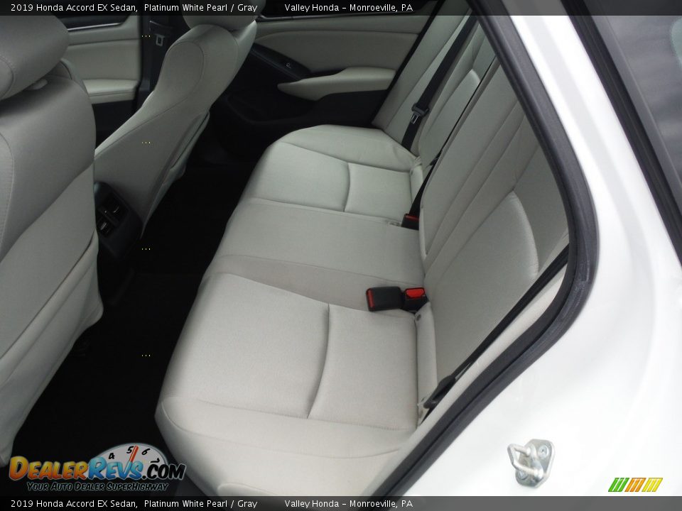 2019 Honda Accord EX Sedan Platinum White Pearl / Gray Photo #24