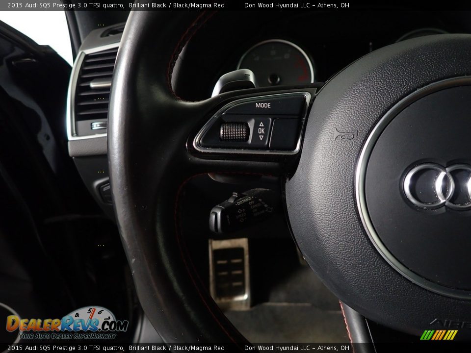 2015 Audi SQ5 Prestige 3.0 TFSI quattro Brilliant Black / Black/Magma Red Photo #33