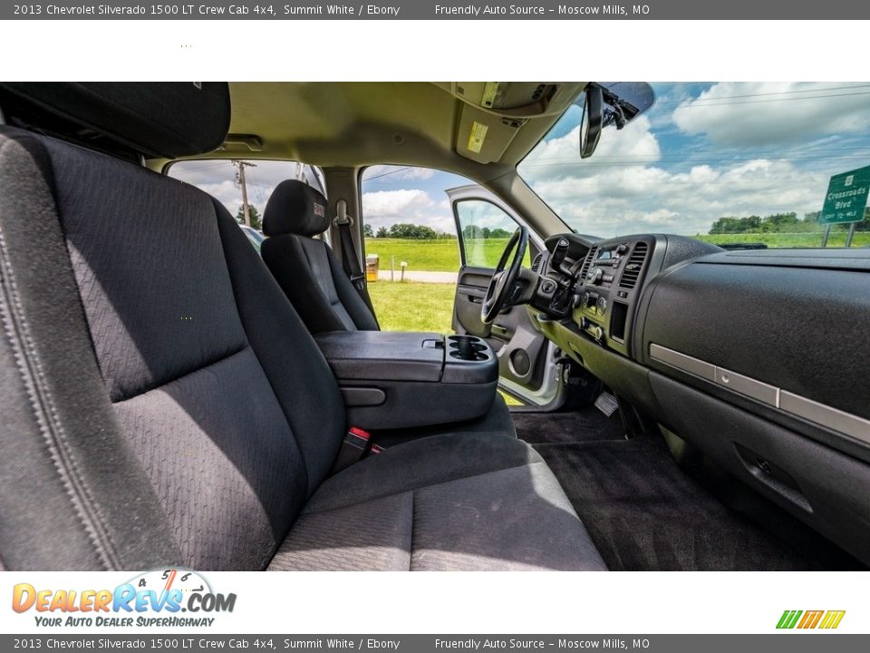 2013 Chevrolet Silverado 1500 LT Crew Cab 4x4 Summit White / Ebony Photo #24