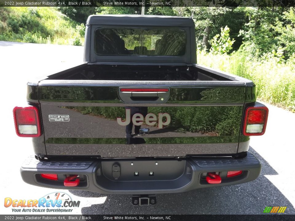 2022 Jeep Gladiator Rubicon 4x4 Black / Black Photo #7