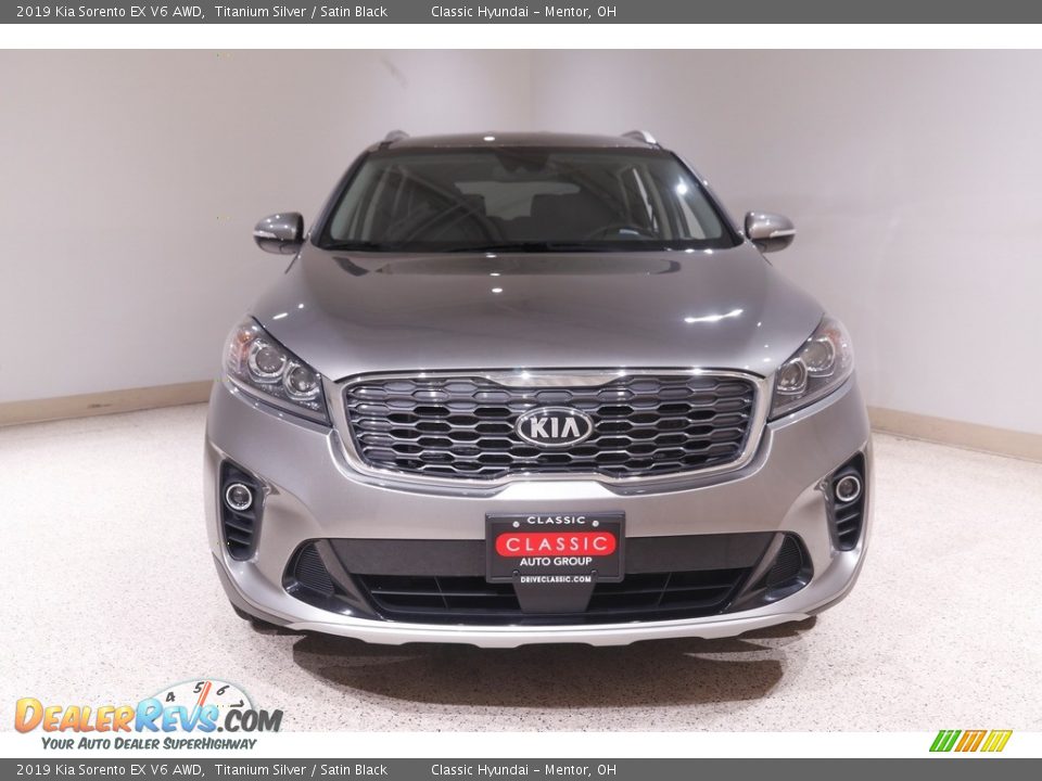2019 Kia Sorento EX V6 AWD Titanium Silver / Satin Black Photo #2