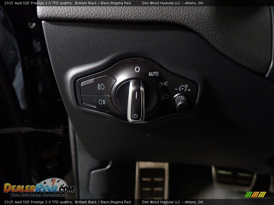 2015 Audi SQ5 Prestige 3.0 TFSI quattro Brilliant Black / Black/Magma Red Photo #35