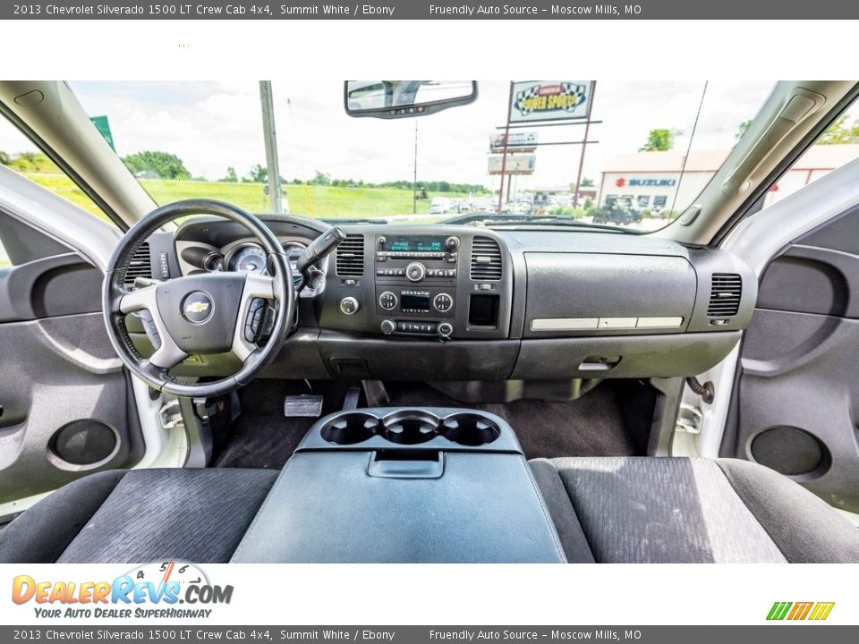 2013 Chevrolet Silverado 1500 LT Crew Cab 4x4 Summit White / Ebony Photo #26