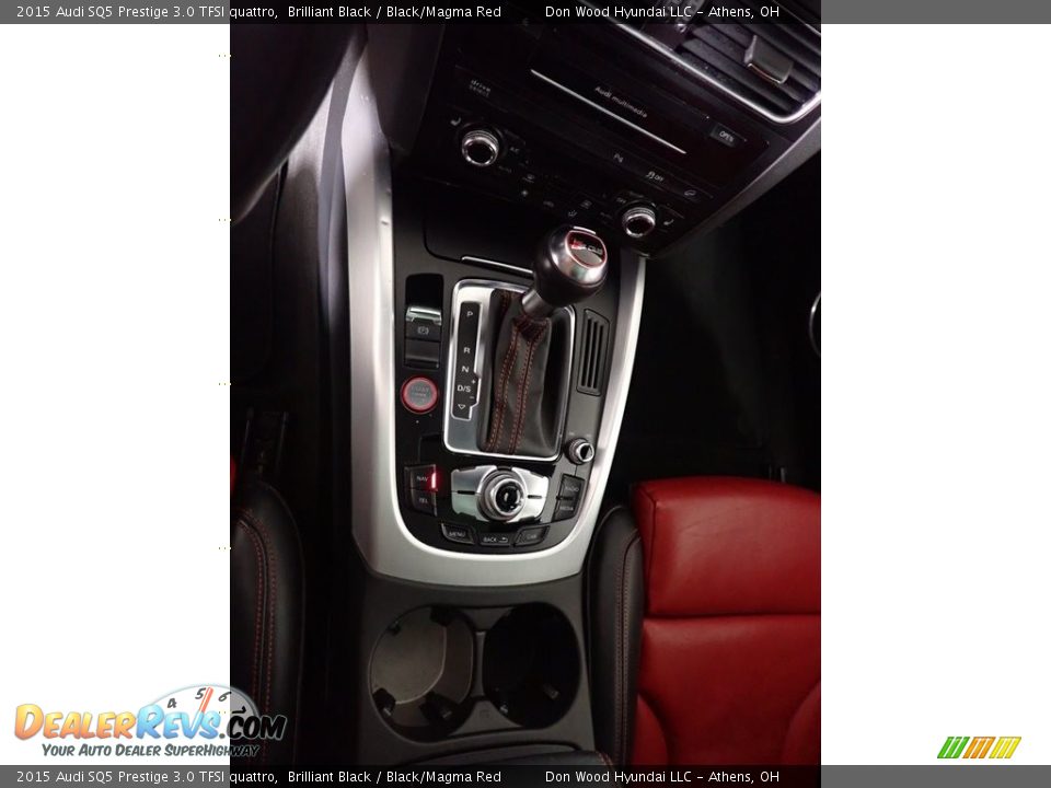 2015 Audi SQ5 Prestige 3.0 TFSI quattro Brilliant Black / Black/Magma Red Photo #36