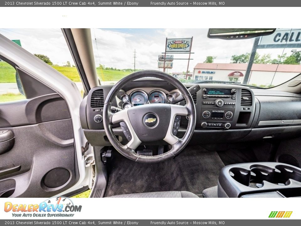 2013 Chevrolet Silverado 1500 LT Crew Cab 4x4 Summit White / Ebony Photo #27