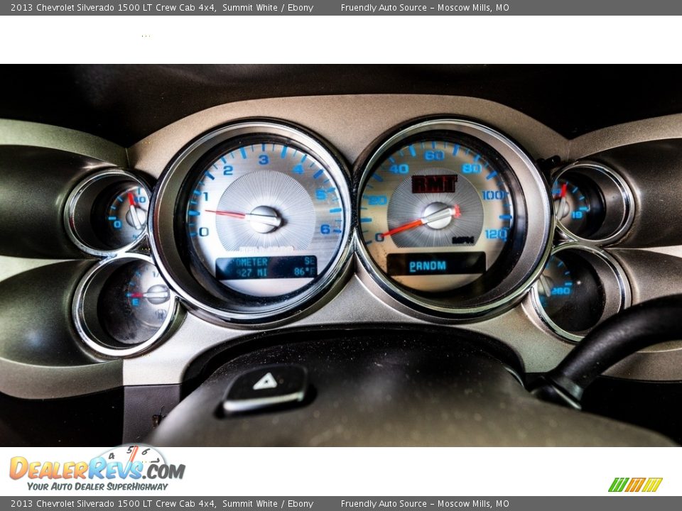 2013 Chevrolet Silverado 1500 LT Crew Cab 4x4 Summit White / Ebony Photo #28