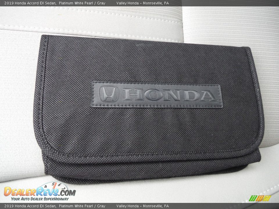 2019 Honda Accord EX Sedan Platinum White Pearl / Gray Photo #28