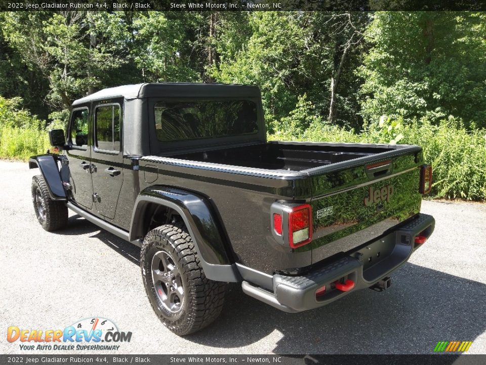 2022 Jeep Gladiator Rubicon 4x4 Black / Black Photo #9