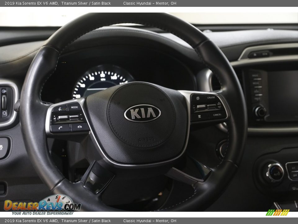 2019 Kia Sorento EX V6 AWD Steering Wheel Photo #7