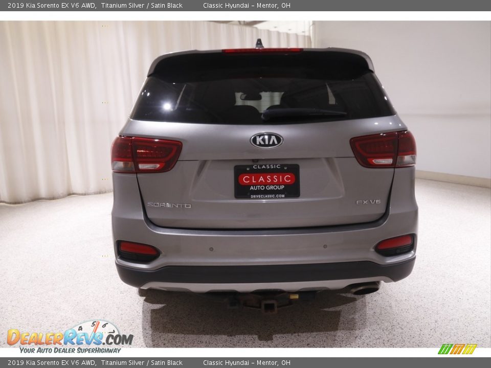 2019 Kia Sorento EX V6 AWD Titanium Silver / Satin Black Photo #19