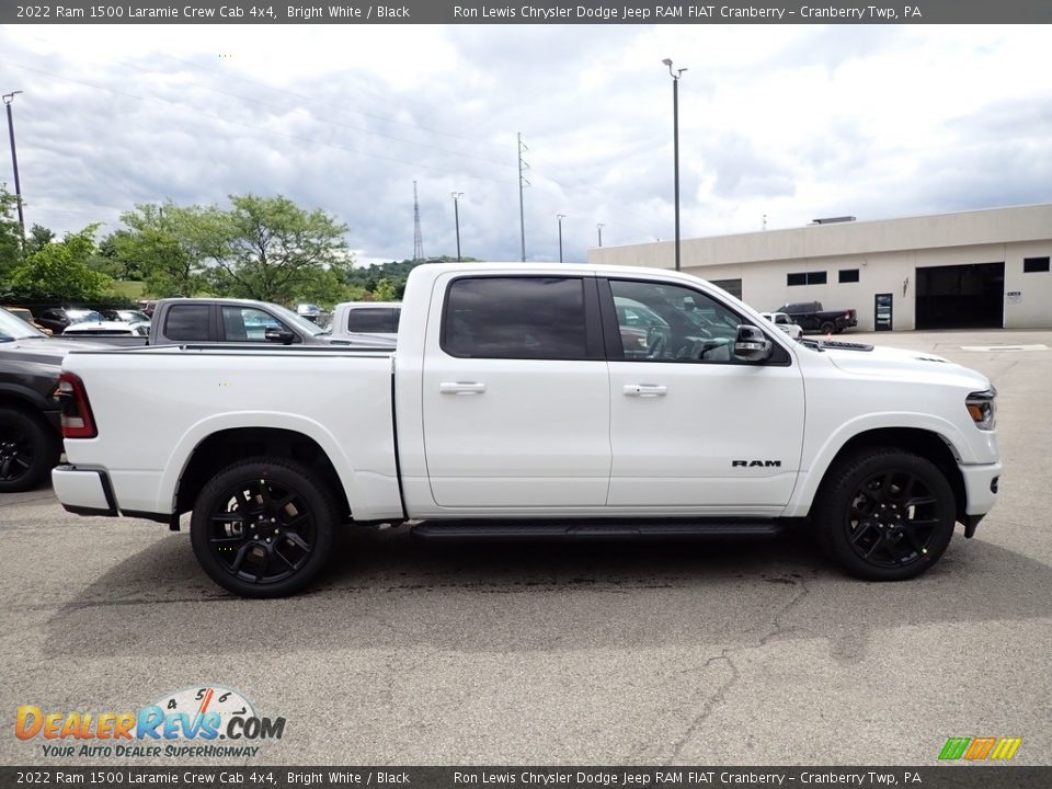 2022 Ram 1500 Laramie Crew Cab 4x4 Bright White / Black Photo #7