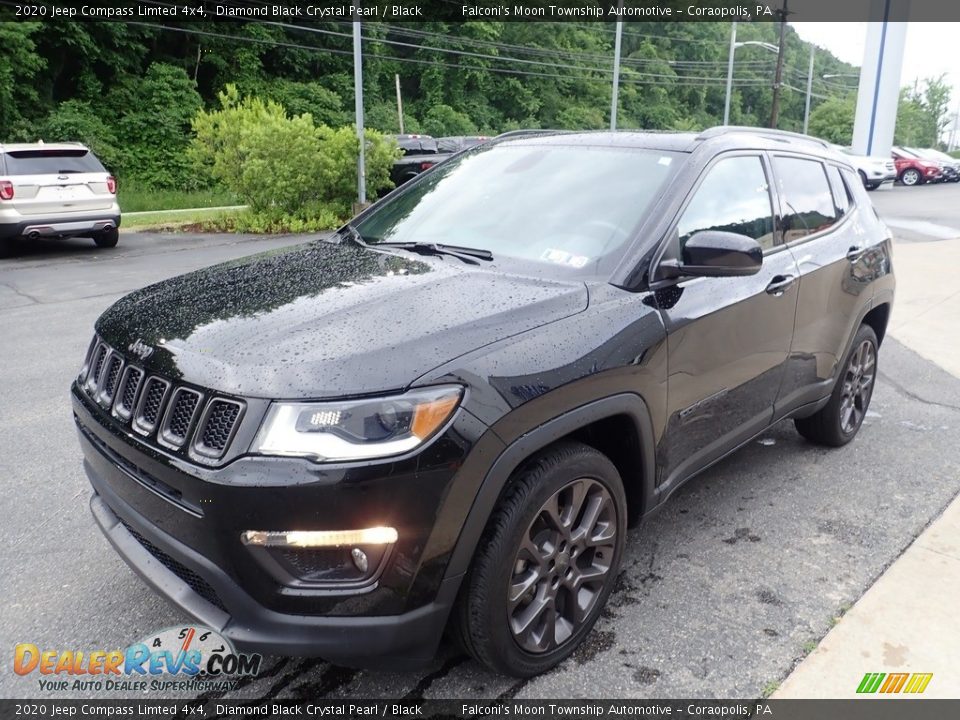 2020 Jeep Compass Limted 4x4 Diamond Black Crystal Pearl / Black Photo #7