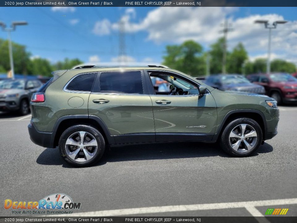 2020 Jeep Cherokee Limited 4x4 Olive Green Pearl / Black Photo #6