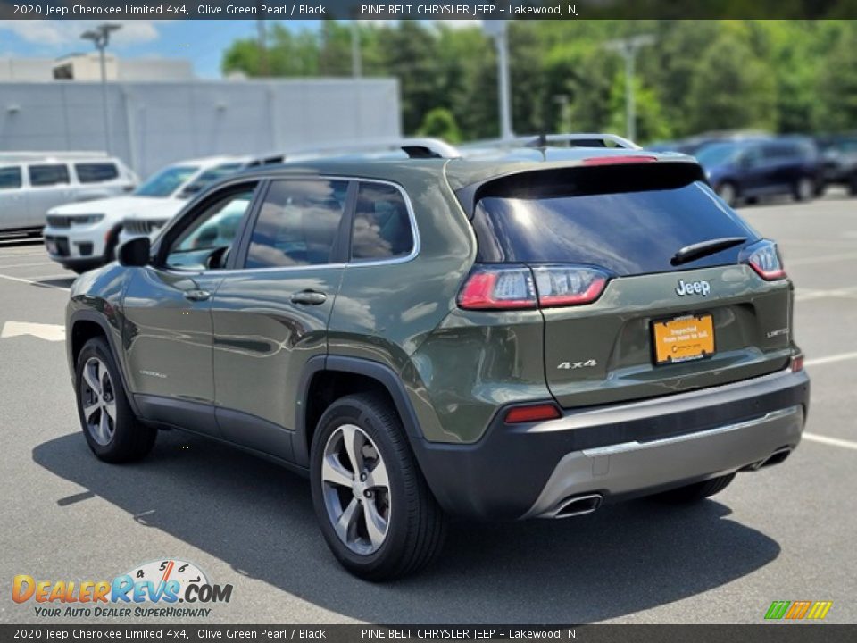 2020 Jeep Cherokee Limited 4x4 Olive Green Pearl / Black Photo #9