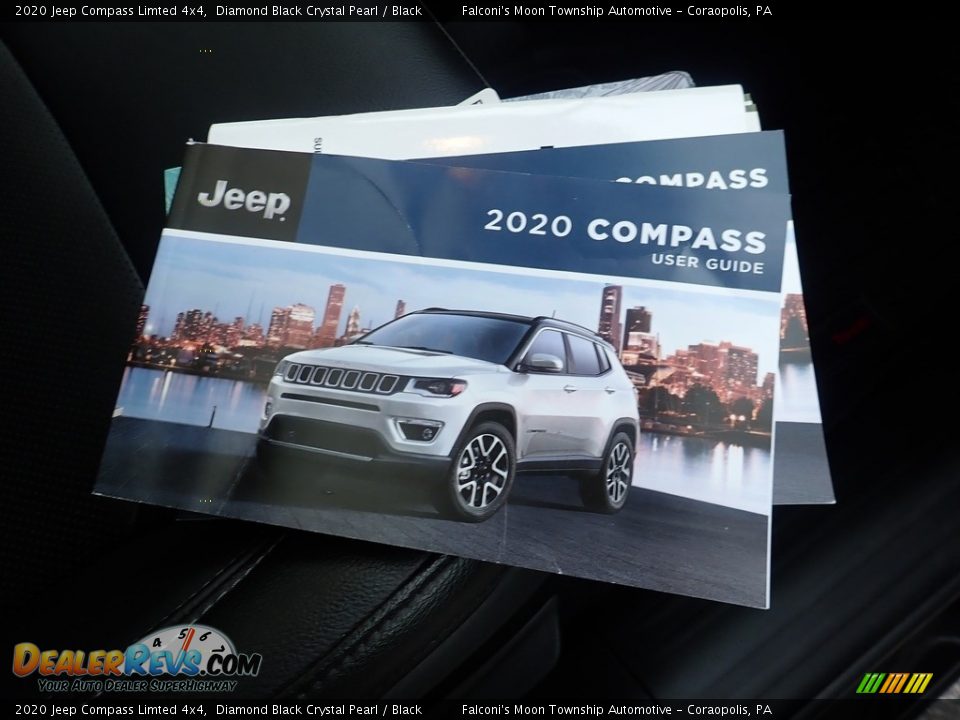 2020 Jeep Compass Limted 4x4 Diamond Black Crystal Pearl / Black Photo #13