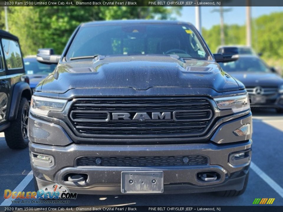 2020 Ram 1500 Limited Crew Cab 4x4 Diamond Black Crystal Pearl / Black Photo #2