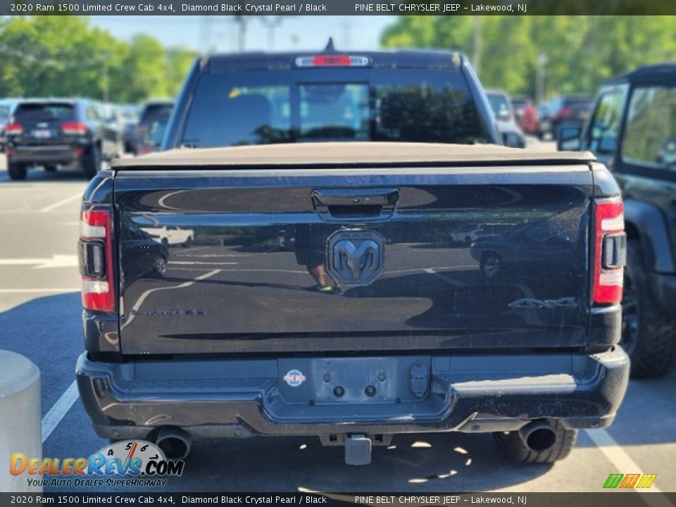 2020 Ram 1500 Limited Crew Cab 4x4 Diamond Black Crystal Pearl / Black Photo #7