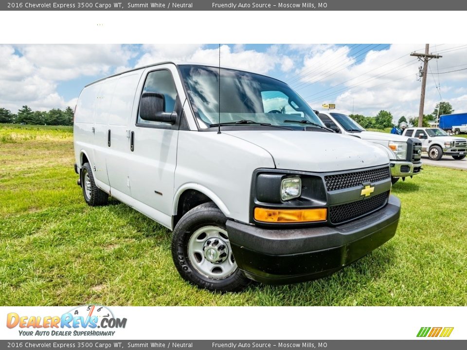 2016 Chevrolet Express 3500 Cargo WT Summit White / Neutral Photo #1