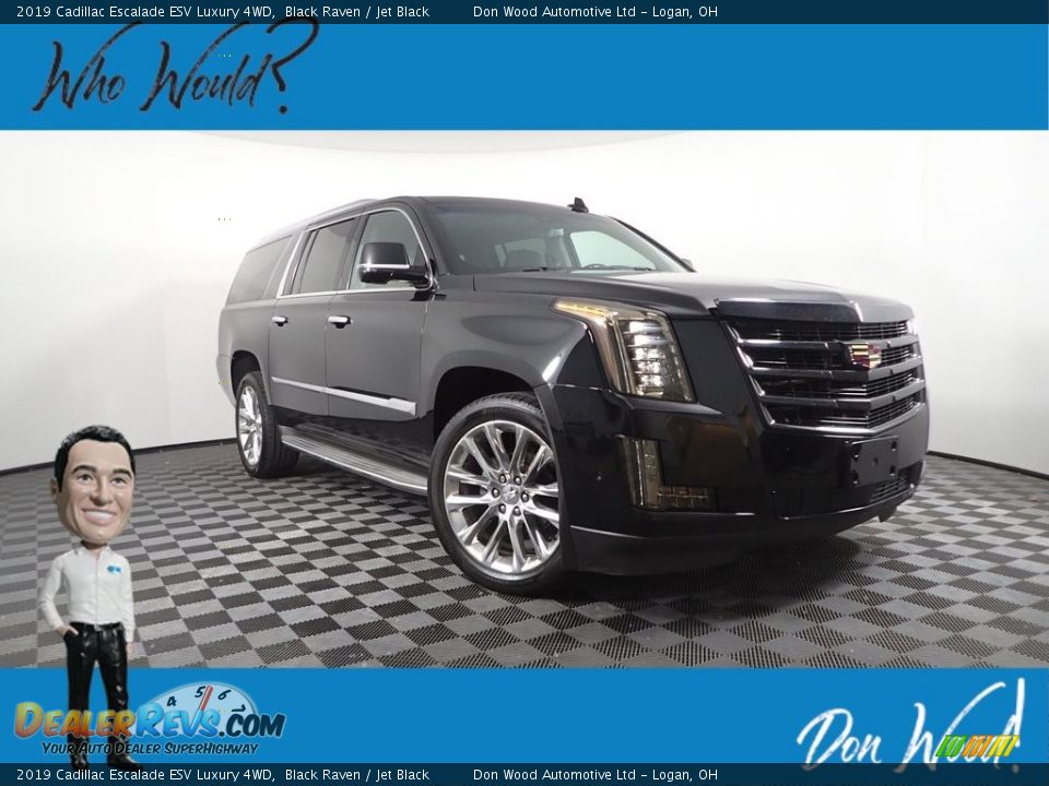 2019 Cadillac Escalade ESV Luxury 4WD Black Raven / Jet Black Photo #1