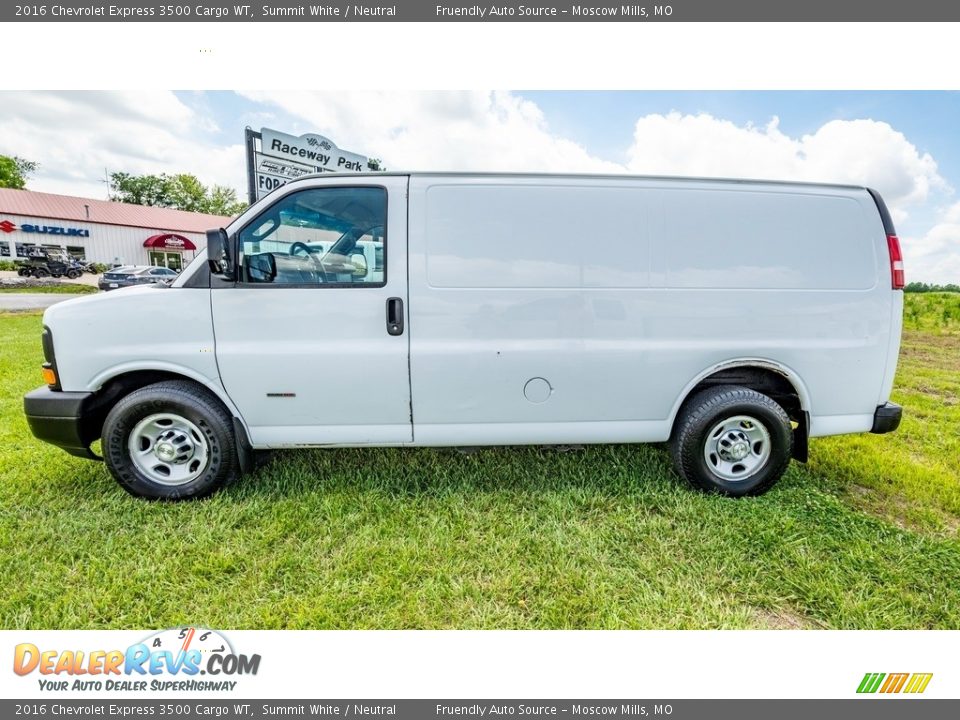 Summit White 2016 Chevrolet Express 3500 Cargo WT Photo #7