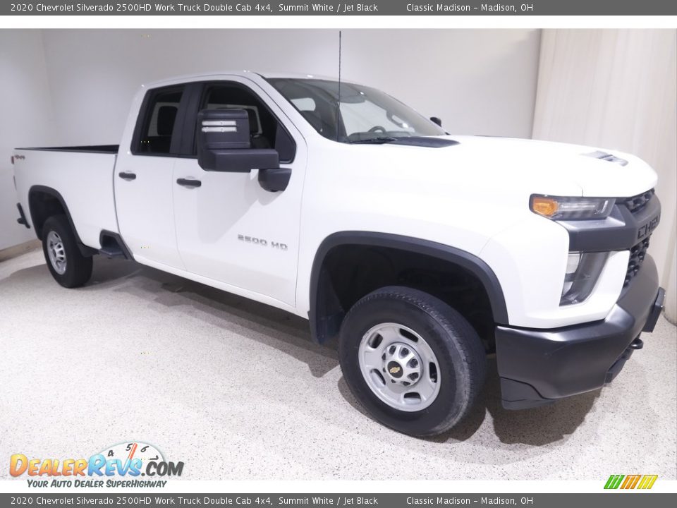 2020 Chevrolet Silverado 2500HD Work Truck Double Cab 4x4 Summit White / Jet Black Photo #1