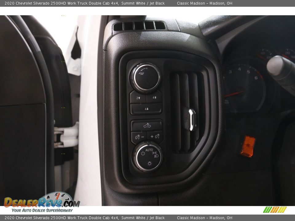 2020 Chevrolet Silverado 2500HD Work Truck Double Cab 4x4 Summit White / Jet Black Photo #6