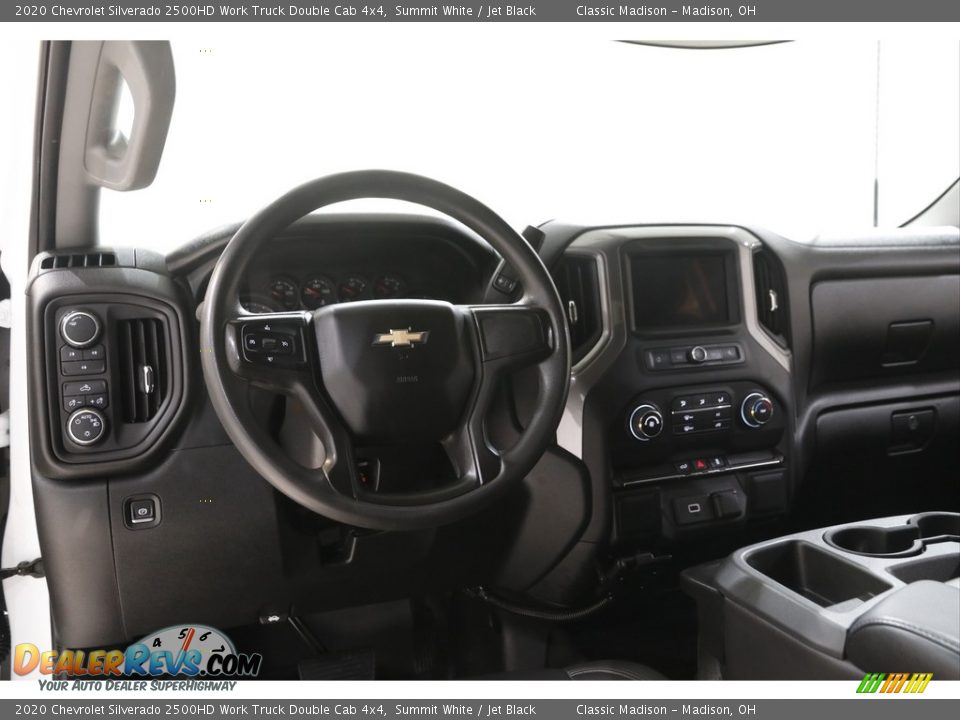 2020 Chevrolet Silverado 2500HD Work Truck Double Cab 4x4 Summit White / Jet Black Photo #7